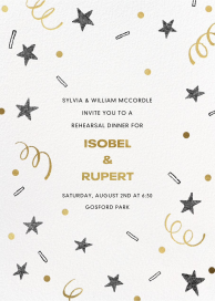 Confetti Fete - Rehearsal Dinner Invitation by Paperless Post