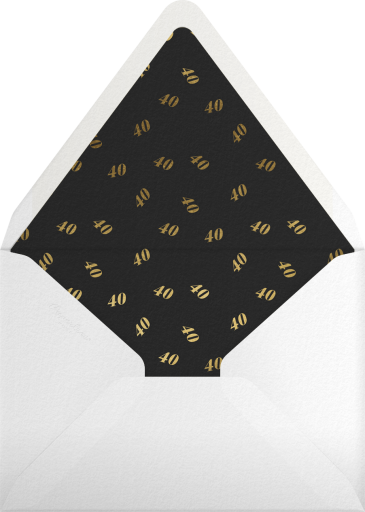 Sideways Lettering - Paperless Post Envelope