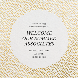 Metallic Confetti - Happy Hour Invitation by Kelly Wearstler