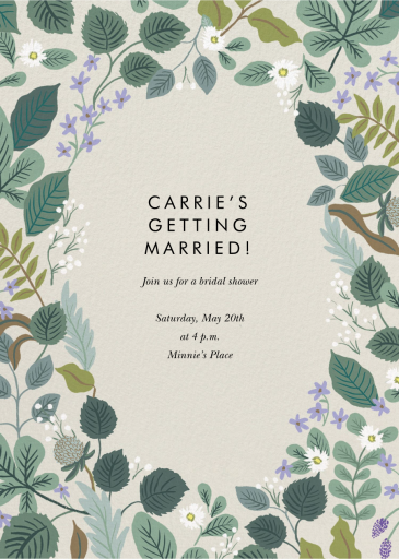 Verte - Bridal Shower Invitation by Rifle Paper Co.