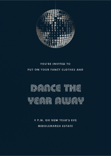 Disco - New Year's Eve Invitation by Paperless Post