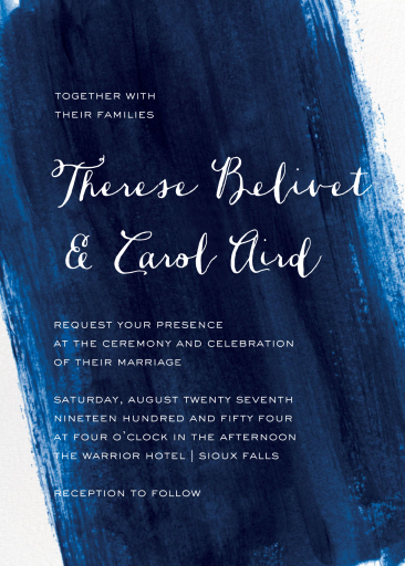 Sapphire - Retirement Card by Paper Source