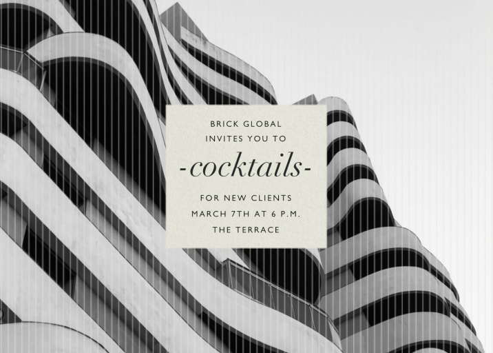 Parallel - Cocktail Party Invitation by Paperless Post