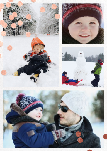 Confetti Multi-Photo (Tall) - Greeting Card by kate spade new york