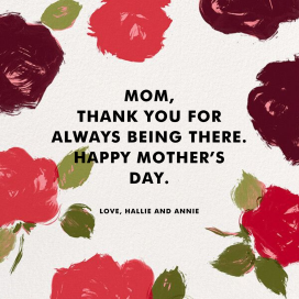 Ditzy Roses - Mother's Day Card by kate spade new york