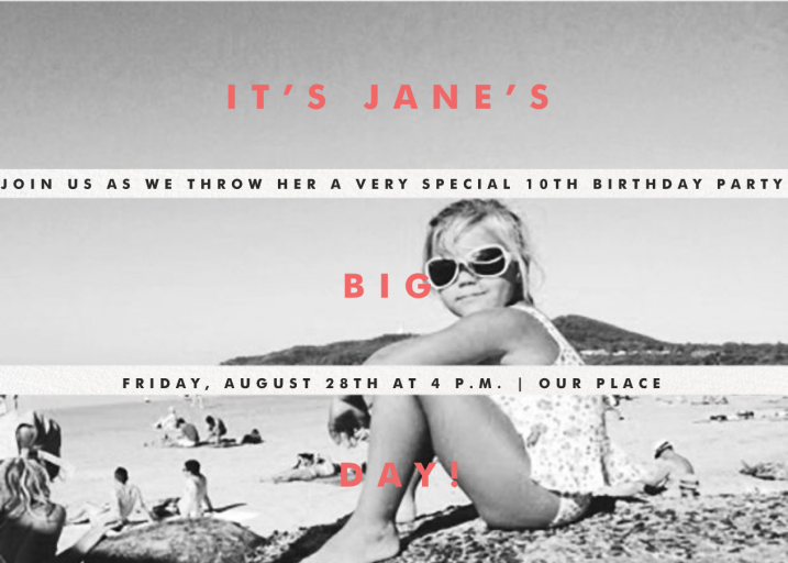 Three Photo Stripes by Paperless Post