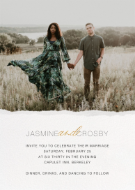 Torn Edge (Photo) - Wedding Invitation by Paperless Post