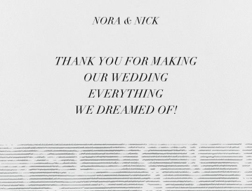 Moiré I (Thank You) - Stationery by Kelly Wearstler