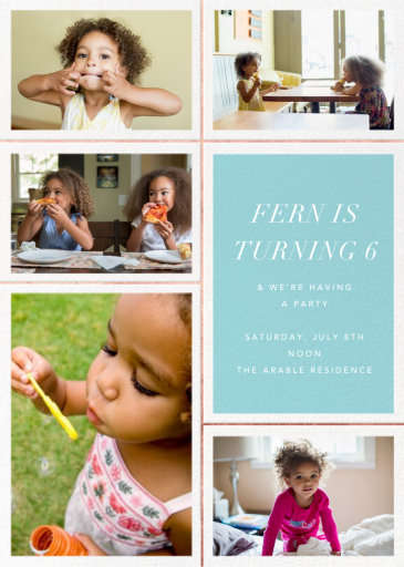 Quint - Birthday Invitation by Paperless Post