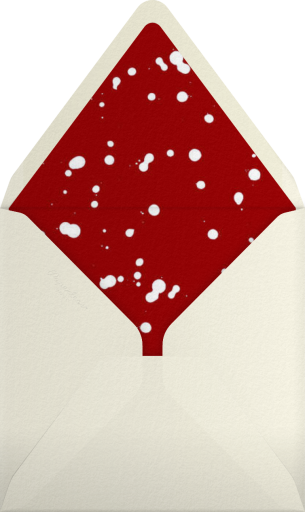 Rorschach Birthday Silhouette - Paperless Post Envelope