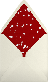 Rorschach Birthday Silhouette - Paperless Post Envelope