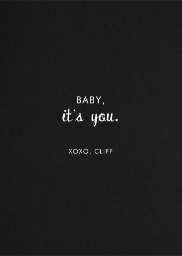 Written in the Stars - Love and Romance Card by Hello!Lucky - Back