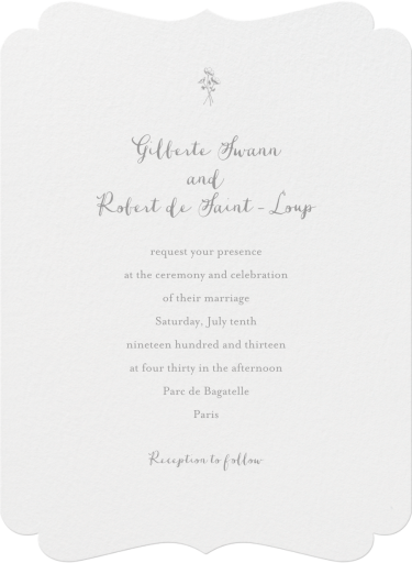 Alcazar - Invitation by Crane & Co.