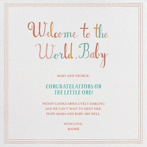 The Newest Member - Greeting Card by Mr. Boddington's Studio