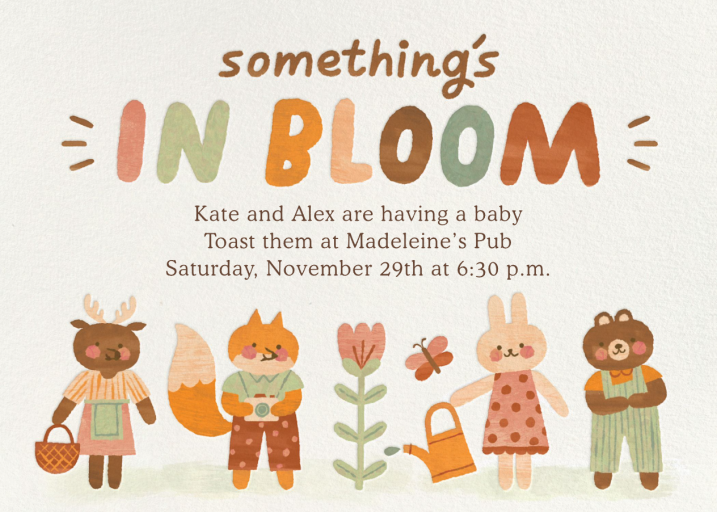 Growing Family - Celebration Invitation by Paperless Post