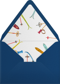 Winter Skis - Clementina Sketchbook Envelope