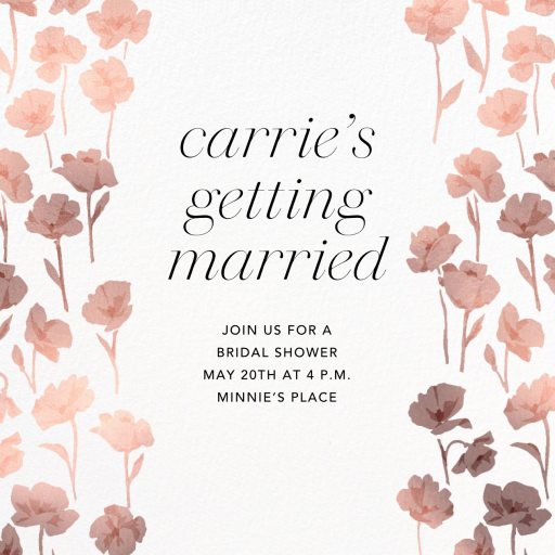 Magic Garden - Invitation by Carolina Herrera