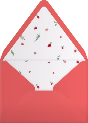 Cascading Poppies - Paperless Post Envelope