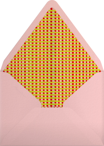 Pink and Chartreuse - Iris + Marie Envelope