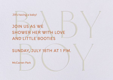 Piccolo - Baby Shower Invitation by Venamour