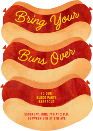 Bring Your Buns Over - Get-Together Invitation by Paperless Post
