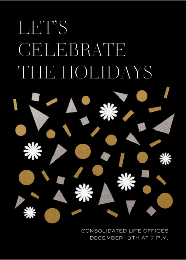 Merry Confetti by Paperless Post