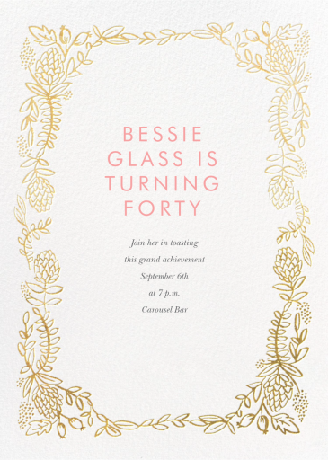 Botanical Lace - Birthday Invitation by Rifle Paper Co.