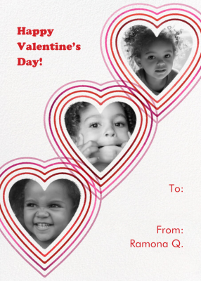 Triple Love - Paperless Post card