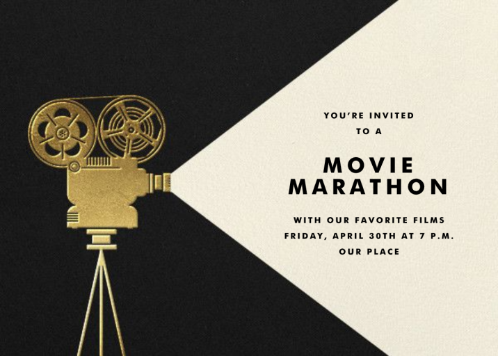 Reel to Reel - Viewing Party Invitation by Paperless Post
