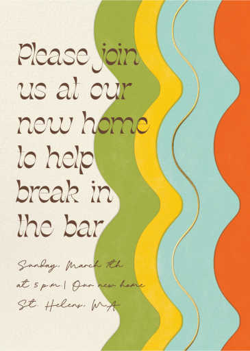 It’s All Wavy - Housewarming Invitation by Paperless Post