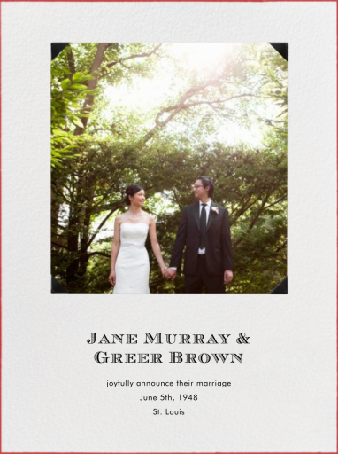 Classic Photo Corners - Christmas Party Invitation by Paperless Post