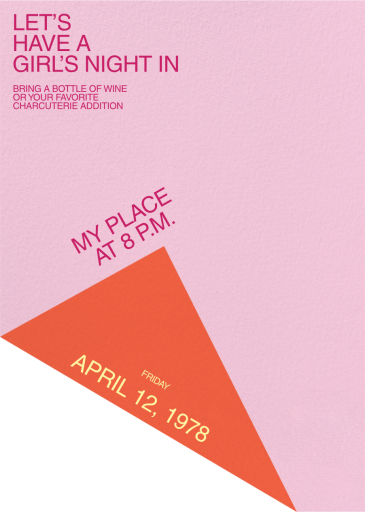 Color Fold - Girls' Night Invitation by Both