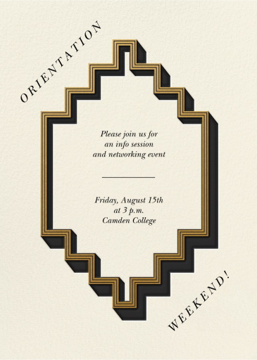 Polygon - Networking Event Invitation by Paperless Post