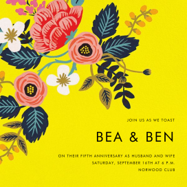 Birch Monarch - Anniversary Invitation by Rifle Paper Co.