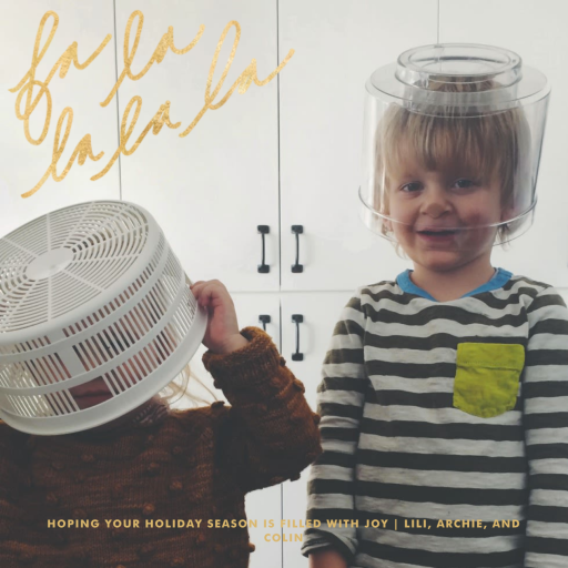 La La La - Holiday Card by Linda and Harriett