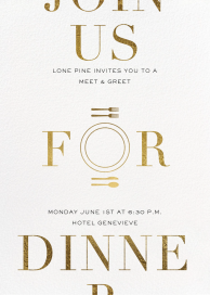 Gold Plated by Paperless Post