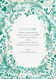 Pine and Dandy - Thank You Card by Mr. Boddington's Studio