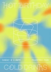 SUNDAY @ 2:00PM PEACHTREE PARK HOT BIRTHDAY COLD DRINKS