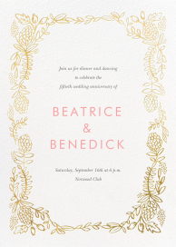 Botanical Lace - Anniversary Invitation by Rifle Paper Co.
