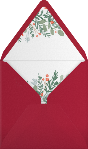 Four Bears with Scarves - Paperless Post Envelope