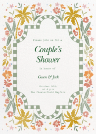 Palm Paradise - Bridal Shower Invitation by Paperless Post