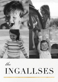 3/4 Portrait (Photo) - New Year's Card by Paperless Post