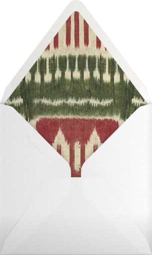 Fall Ikat Pink Green - Oscar de la Renta Envelope