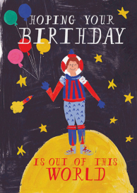 Worldly Birthday - Birthday Card by Mr. Boddington's Studio