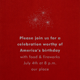 Crimson - 4th of July Invitation by Paperless Post