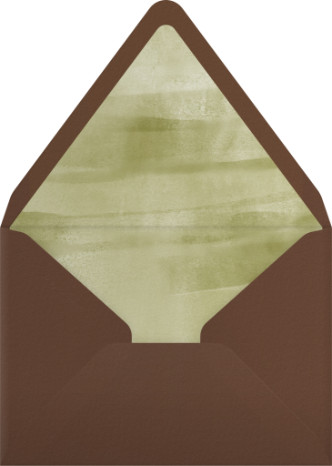 Watercolor Football Invitation Envelope