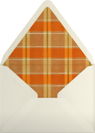 Fall Flannel - Paperless Post Envelope