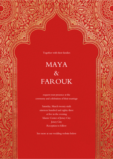 Dvaar - Wedding Invitation by Paperless Post