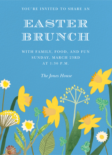 Springtime Meadow - Invitation by Hadley Paper Goods