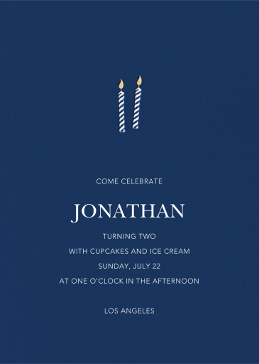 And One for Good Luck - Birthday Invitation by Sugar Paper